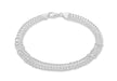 Sterling Silver 80 Double Curb Bracelet