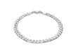 Sterling Silver 120 Flat Curb Bracelet 19m/7.5"9