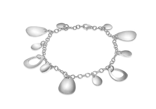 Sterling Silver Multi Drop Bracelet