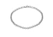 Sterling Silver Rhodium Plated 4.5mm Belcher  Bracelet 19m/7.5"9