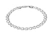 Sterling Silver Flat Rambo Bracelet 20m/8"9