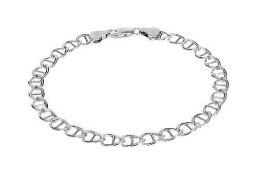 Sterling Silver Flat Rambo Bracelet 20m/8"9