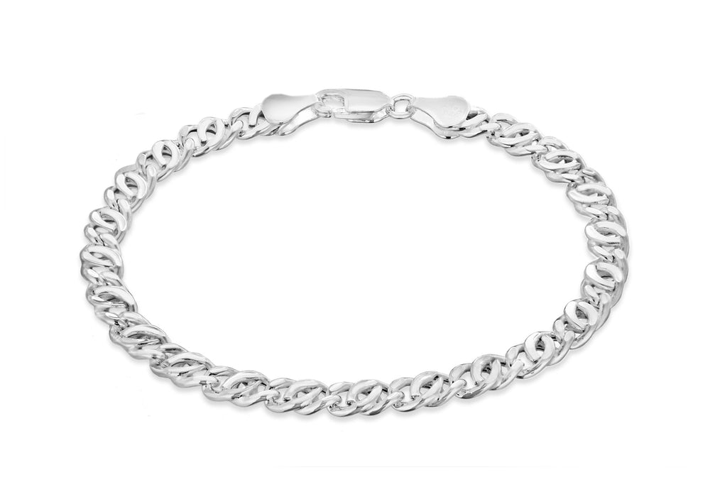 Sterling Silver Rambo Bracelet 19m/7.5"9