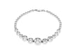 Sterling Silver Graduated Ball Bracelet 19m/7.5"9