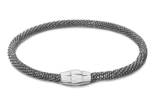 Sterling Silver RCutalite Sparkle Magnetic  Bracelet 19m/7.5"9