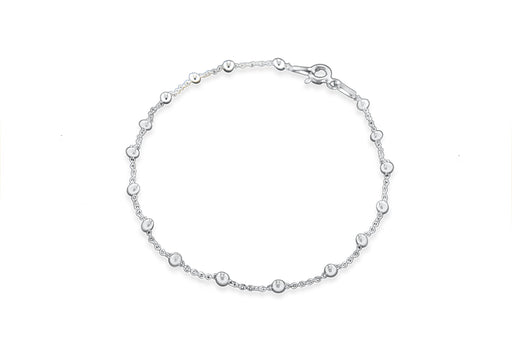 Sterling Silver Ball Bracelet 18m/7"9