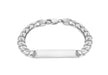 Sterling Silver ID 8.2mm Curb Bracelet 21.5m/8.5"9