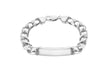 Sterling Silver ID 9.6mm Curb Bracelet 21m/8.25"9