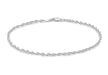 Sterling Silver Rhodium Plated Mini Ballros Bracelet