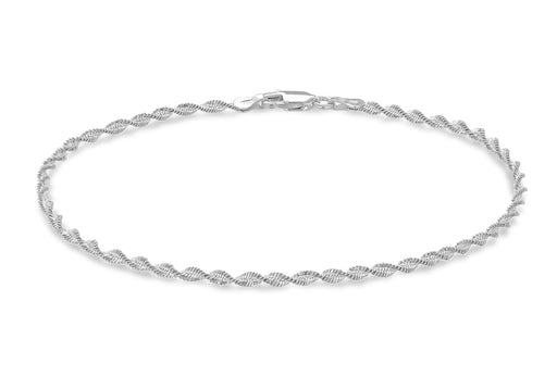 Sterling Silver Rhodium Plated Mini Ballros Bracelet