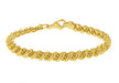 Sterling Silver Gold Plated San Marco and Bead Bracelet 