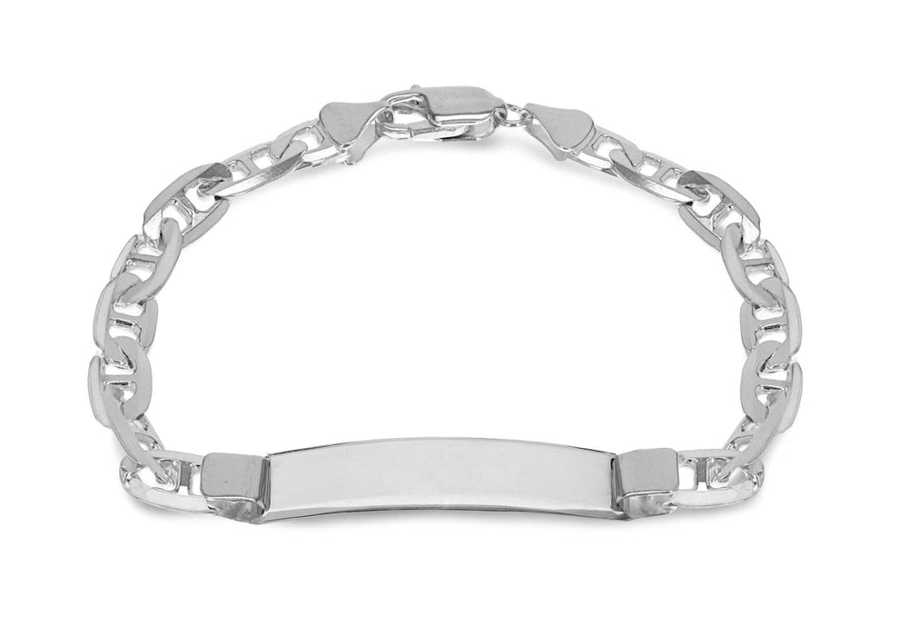 Sterling Silver Rambo Chain 36mm x 8mm ID Bracelet 20m/8"9