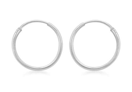 Sterling Silver 16mm Hoop Earrings