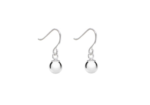 Sterling Silver 6mm Ball Drop Earrings