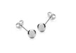 SILVER 6MM BALL STUD EARRing