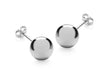 SILVER 12MM BALL STUD EARRing