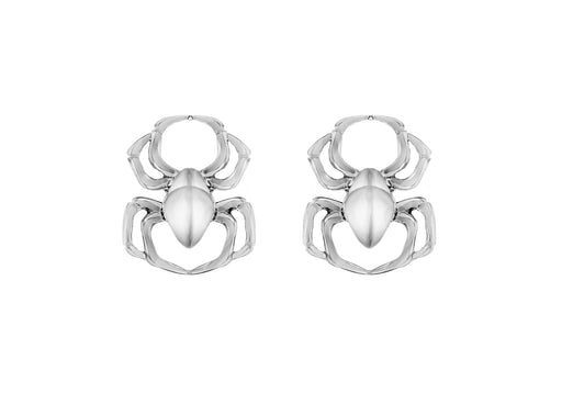 SILVER OXID SPIDER STUD E/Ring