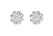 Sterling Silver Snowflake Stud Earrings