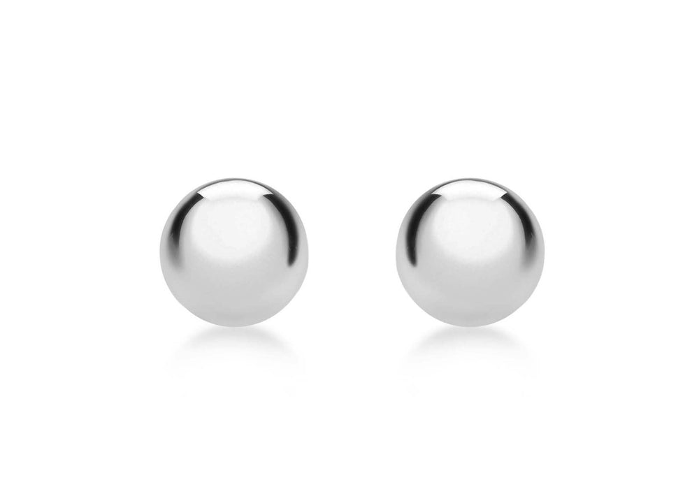 Sterling Silver 4mm Ball Stud Earrings