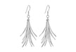 SILVER XMAS TREE DROP EARRing