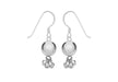 SILVER BALL Cluster EARRing