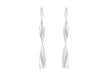 SILVER TWIST BAR & DROP EARRIN9