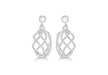 SILVER WIRE BALL DROP EARRing