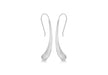 SILVER HORN DROP EARRing