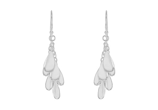 SILVER MULTI BEAD DROP EARRing