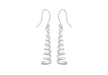 Sterling Silver Tapper orksrew Earrings