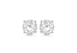 SILVER ROUND Zirconia  EARRing