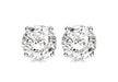 Sterling Silver 9mm Round Zirconia  Claw Stud Earrings