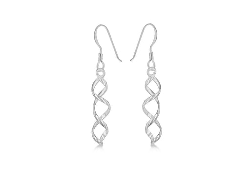 SILVER OPEN SREW EARRing