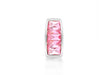 Sterling Silver Pink Zirconia  Barrel Slider Pendant