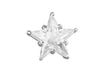 Sterling Silver Zirconia  Star Slider Pendant