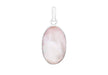 Sterling Silver Oval Pink Mother of Pearl Pendant