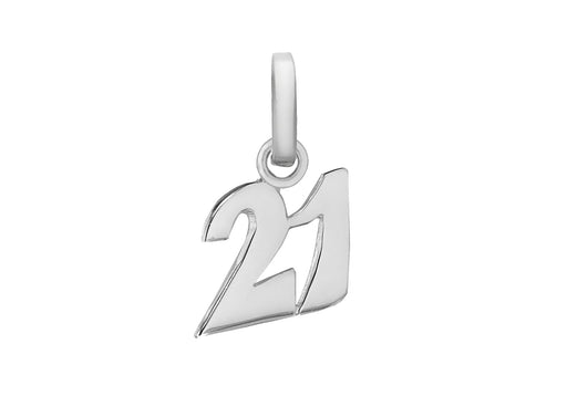 Sterling Silver '21' Pendant