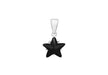 Sterling Silver Black Zirconia  Star Pendant