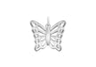 Sterling Silver Filigree Butterfly Pendant