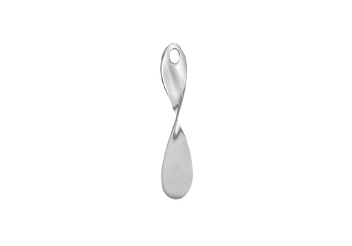 Sterling Silver 11.2mm x 51mm Half Twist Pendant