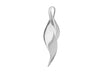 Sterling Silver 11.7mm x 40.6mm Twist Pendant