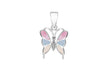 Sterling Silver Mother of Pearl Butterfly Pendant