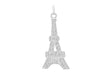 SILVER Zirconia  EIFFEL TOWER Pendant