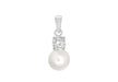 SILVER PEARL & Zirconia  Pendant