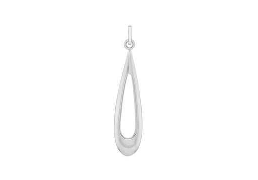 SILVER LONG Elliptic OPEN Pendant