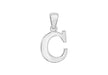 Sterling Silver 10.5mm x 20.3mm '' Initial Pendant