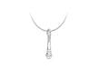 Sterling Silver 7mm x 23.5mm Mirophone Pendant