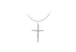 Sterling Silver 27.3mm x 50.3mm Crucifix  Pendant