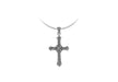 Sterling Silver Marcasite Gothic Cross Pendant