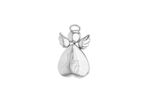 Sterling Silver 'Mum' Heart Angel Locket